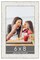 6x8 Ornate Picture Frame with UV-Resistant Acrylic & Acid Free Backing, Available in 5 Finishes - Black, Brown, Gold, Silver, White